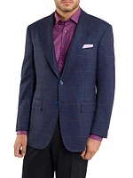 Woven Jacket with 2 Buttons