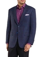 Woven Jacket with 2 Buttons
