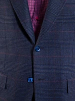 Woven Jacket with 2 Buttons