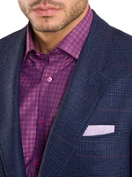 Woven Jacket with 2 Buttons