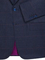Woven Jacket with 2 Buttons