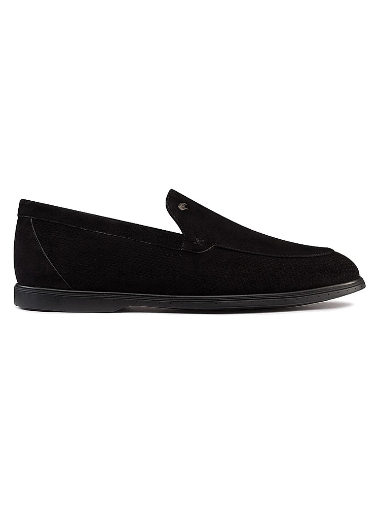 Suede Slip-On Loafers