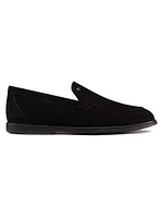 Suede Slip-On Loafers