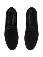 Suede Slip-On Loafers