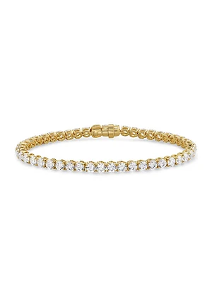 Tennis Bracelet 18K Yellow Gold