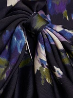 Chelsea Floral One-Shoulder A-Line Gown