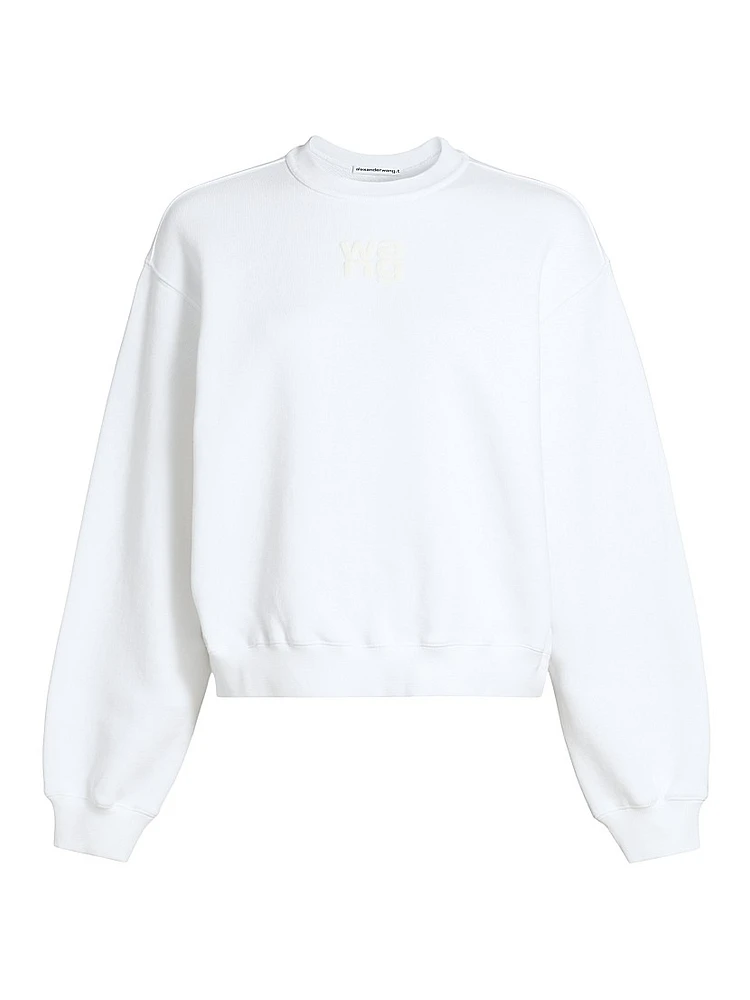 Essential Terry Puff Logo Sweatshirt