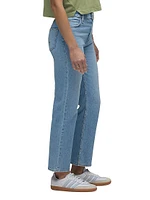Remi High-Rise Straight Ankle Jeans