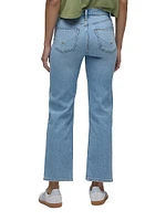 Remi High-Rise Straight Ankle Jeans