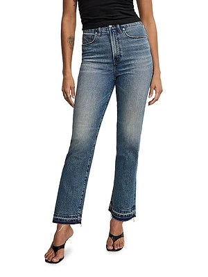 Good Boy Mid-Rise Straight-Leg Jeans