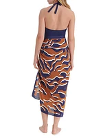 Ile Printed Silk-Cotton Sarong