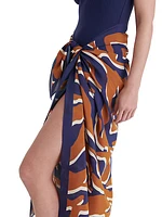 Ile Printed Silk-Cotton Sarong