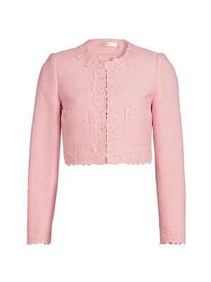 Leilana Tweed Crop Jacket