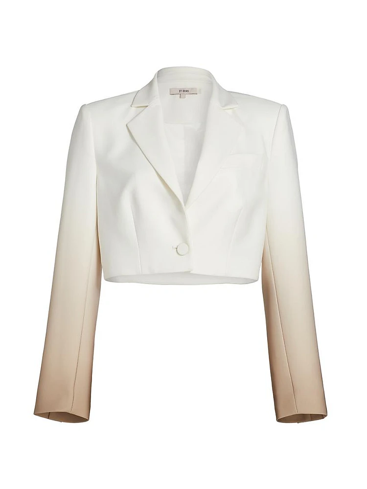 Jasper Ombré Crop Blazer