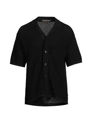 Cotton Mesh Shirt