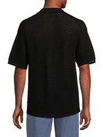 Cotton Mesh Shirt