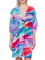 Palma De Mallorca Printed Cover-Up