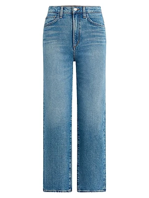 The Margot High-Rise Crop Straight-Leg Jeans