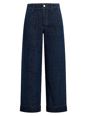 The Karter Trouser Crop Wide-Leg Jeans