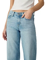 The Lou Low-Rise Wide-Leg Jeans