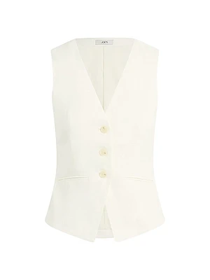 The Maeve Linen-Blend Vest