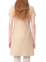 Short Dress Lurex Jacquard Toute La V
