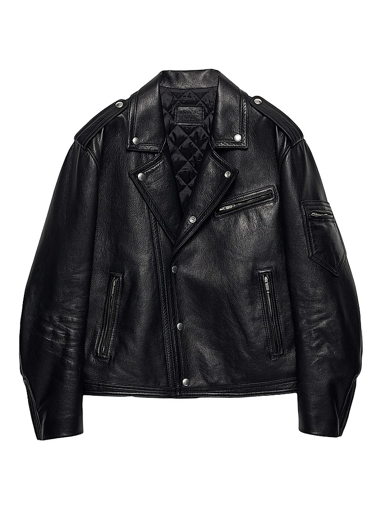 Leather Biker Jacket