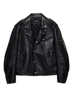 Leather Biker Jacket