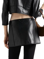 Leather Mini Skirt