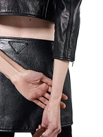 Leather Mini Skirt