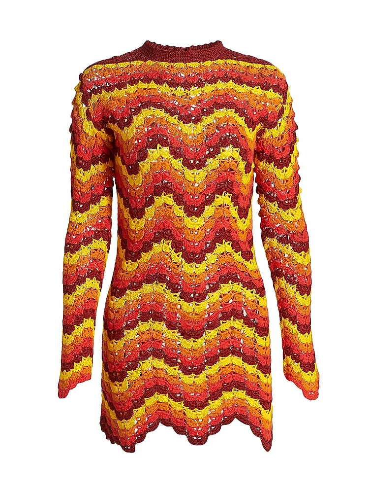 Safi Chevron Minidress