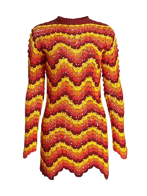 Safi Chevron Minidress