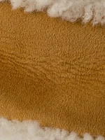 Suede Shearling Bucket Hat