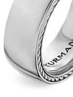 Streamline Band Ring Platinum, 8MM