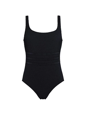 Glory Striped Tank One-Piece Swimsuit