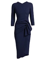 Wang Ruffle Cocktail Dress