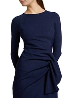 Wang Ruffle Cocktail Dress