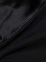 Bairei Ra Strapless Satin Gown