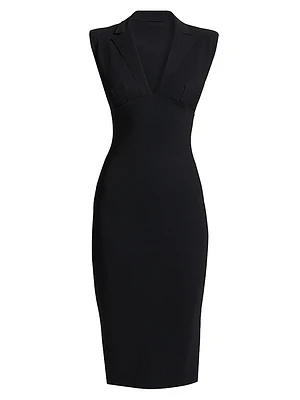 Sadao V-Neck Cocktail Dress