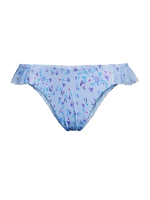 Paige Micro-Floral Bikini Bottom