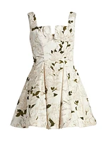 Gardenia Pleated Minidress