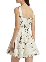 Gardenia Pleated Minidress