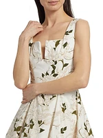 Gardenia Pleated Minidress