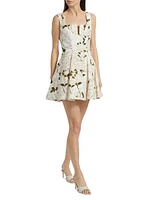 Gardenia Pleated Minidress