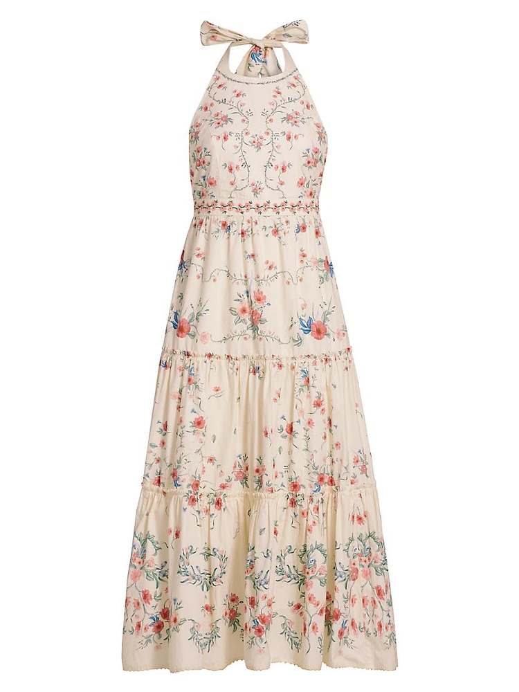 Consuelo Mosqueta Floral Midi-Dress