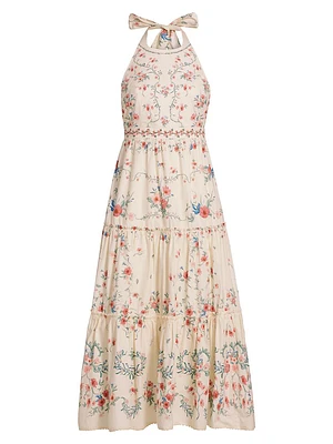 Consuelo Mosqueta Floral Midi-Dress