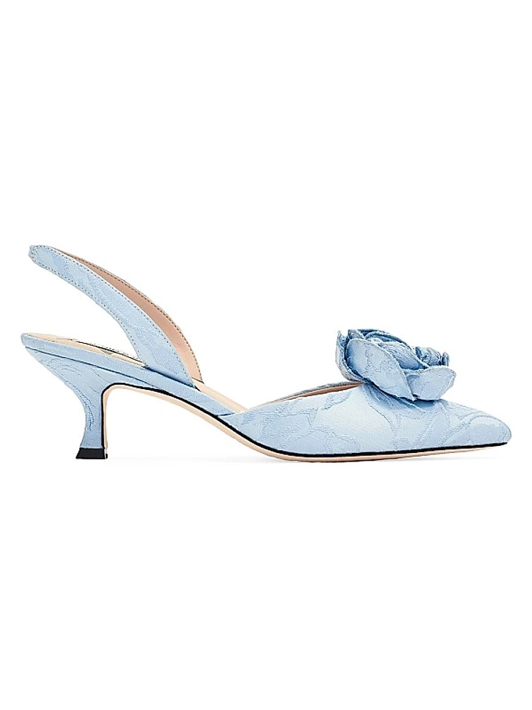 Nolita 50MM Kitten-Heel Slingback Pumps