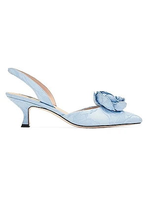 Nolita 50MM Kitten-Heel Slingback Pumps