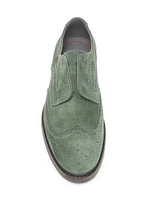 Suede Brogues