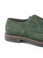 Suede Brogues